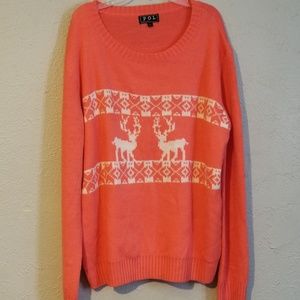 Pink Simple Christmas sweater
